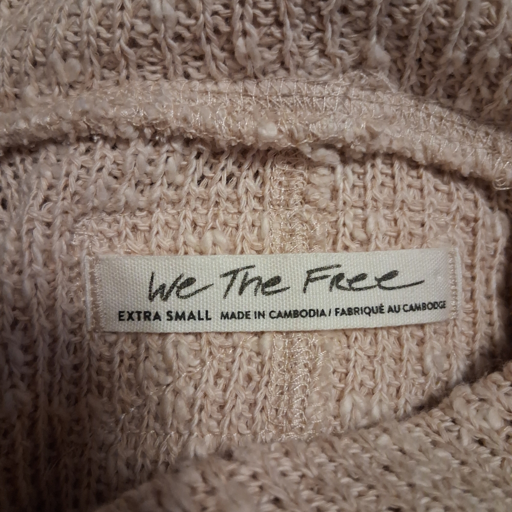 We The Free Women's Cream Sweater XS